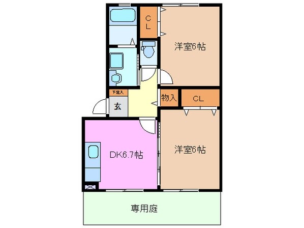 星川駅 徒歩15分 1階の物件間取画像